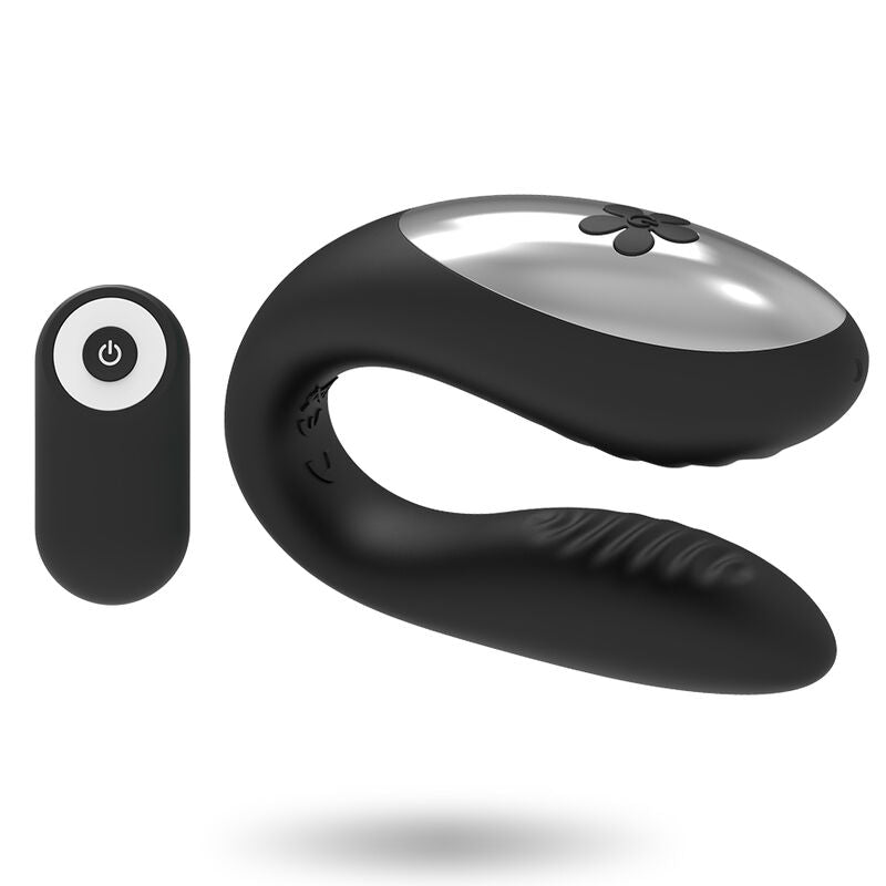 BRILLY GLAM – WIR LIEBEN VIBRATOR FÜR PAARE FERNBEDIENUNG SCHWARZ