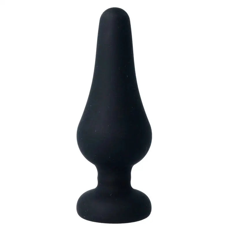 Intense - anal plug pipo l silicone negro 13 cm