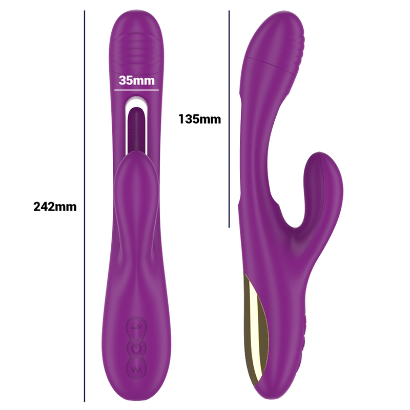 Intense - apolo vibrador multifunción recargable 7