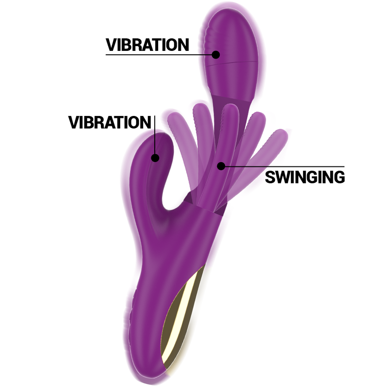 Intense - apolo vibrador multifunción recargable 7