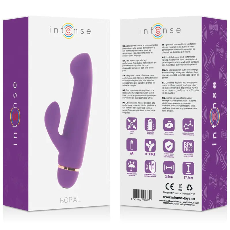 Intense - boral 20 speeds silicone lila