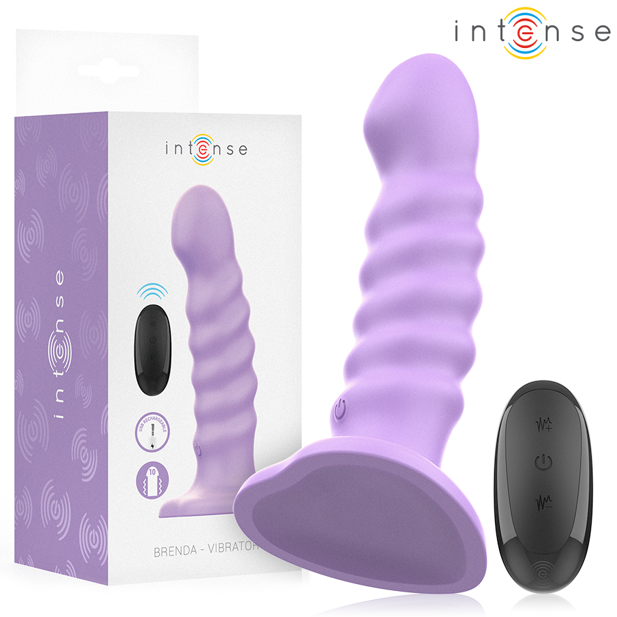Intense - brenda vibrador talla m diseño en espiral 10