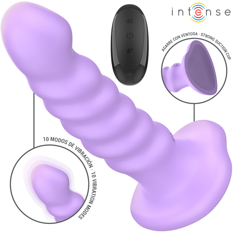 Intense - brenda vibrador talla m diseño en espiral 10