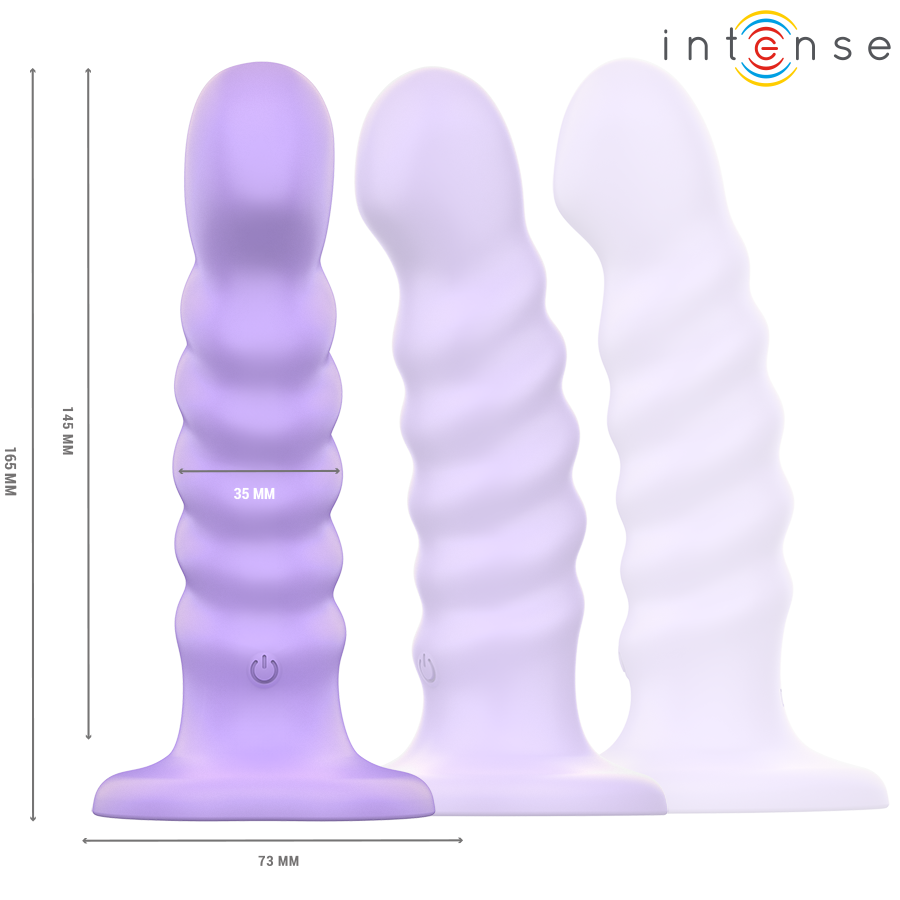 Intense - brenda vibrador talla m diseño en espiral 10