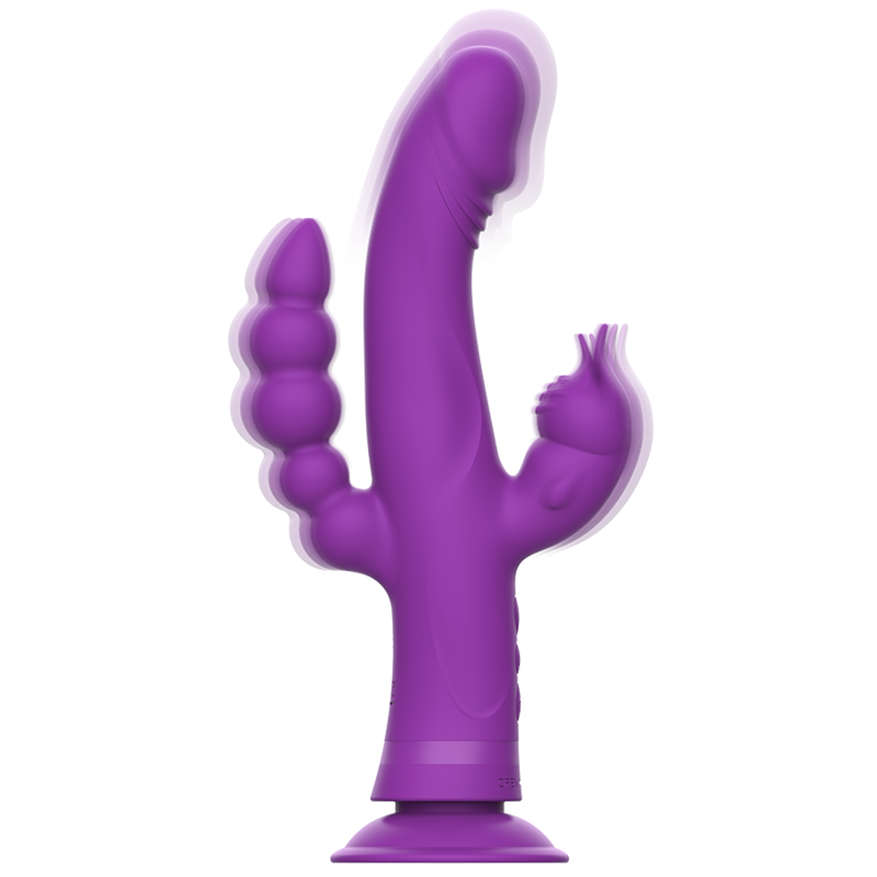 Intense - casanova vibrador rabbit silicona triple motor