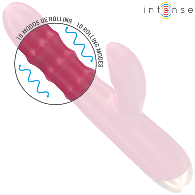 Intense - chloe vibrador multifunción 3 en 1 rojo