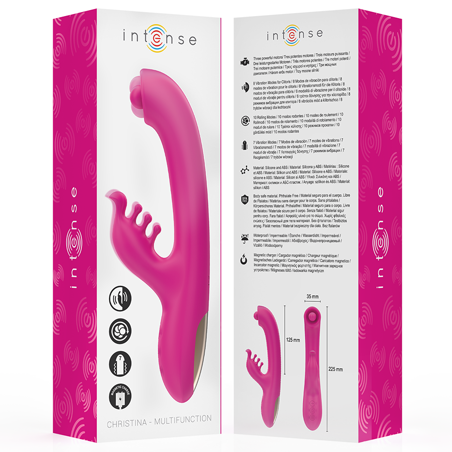 Intense - christina vibrador multifunción rabbit 22.5 cm