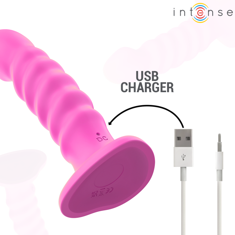 Intense - cindy vibrador talla l diseño en espiral 10