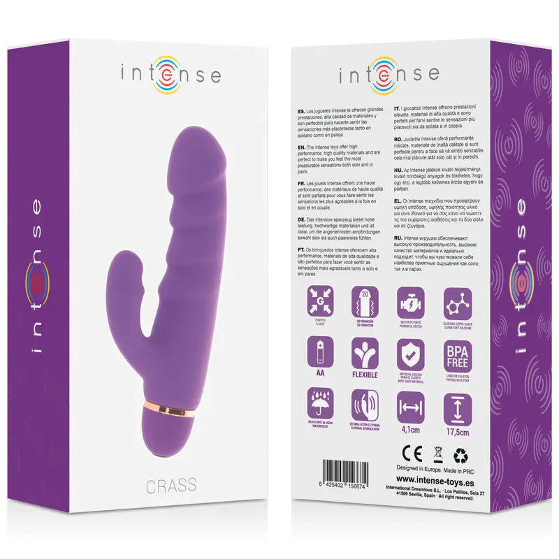 Intense - crass 20 speeds silicone lila