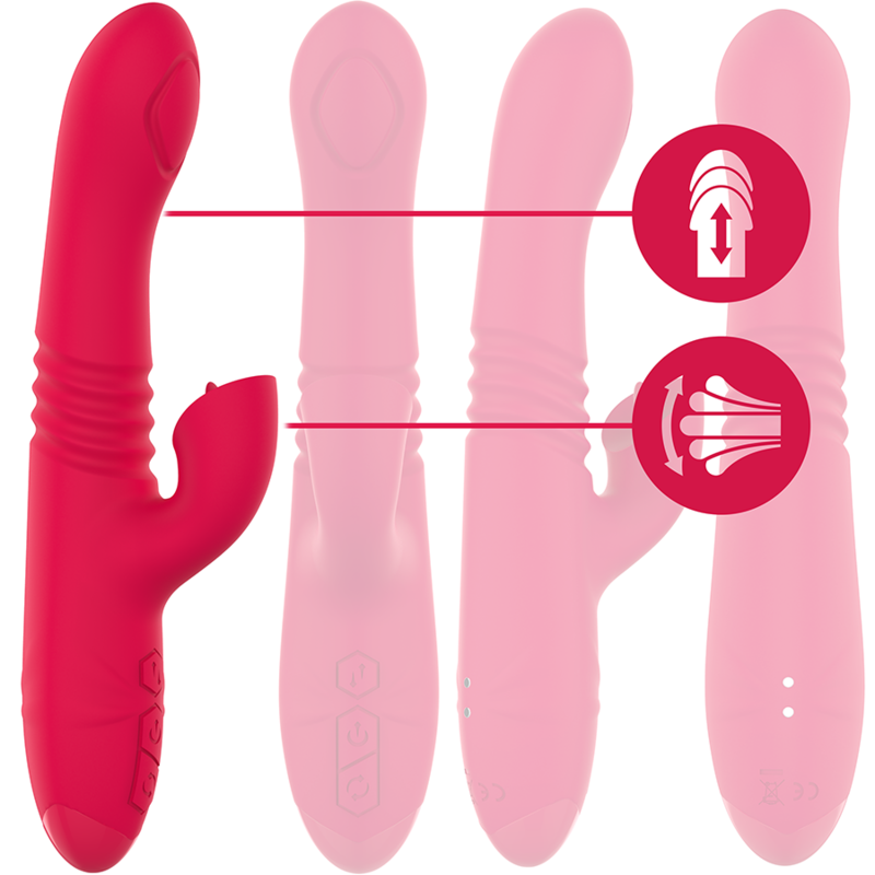 Intense - dua vibrador multifunción recargable up & down