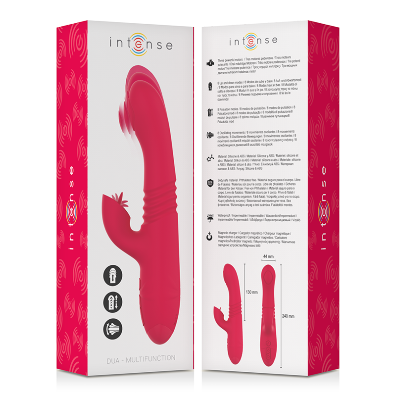 Intense - dua vibrador multifunción recargable up & down
