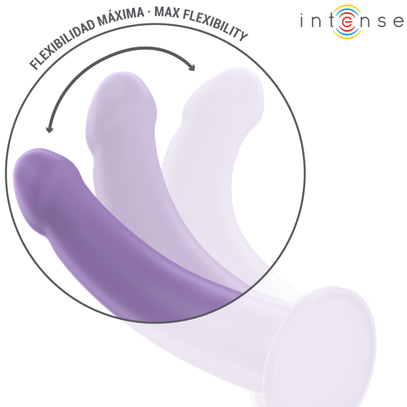 Intense - eddie vibrador 17,5 cm 10 vibraciones morado