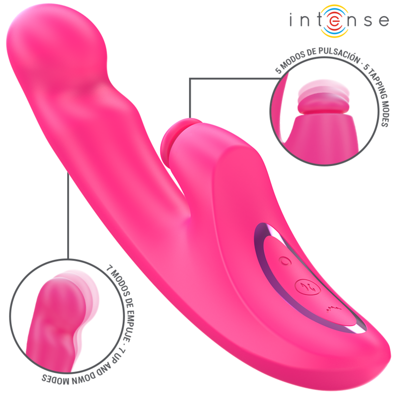 Intense - emi vibrador 13,5 cm multifunción 3 en 1 10