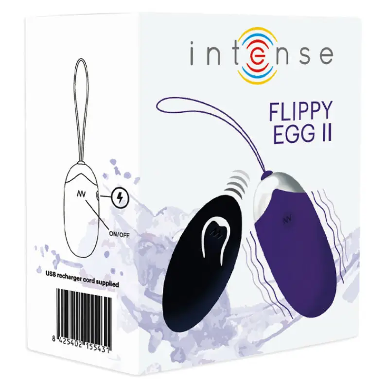 Intense - flippy ii huevo recargable remoto lila
