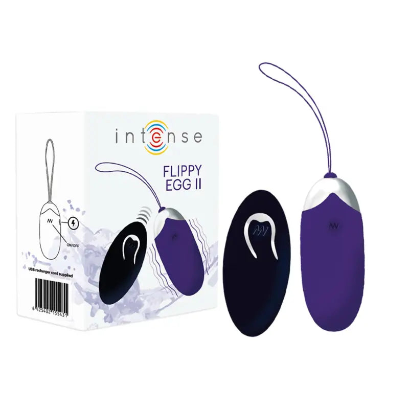 Intense - flippy ii huevo recargable remoto lila