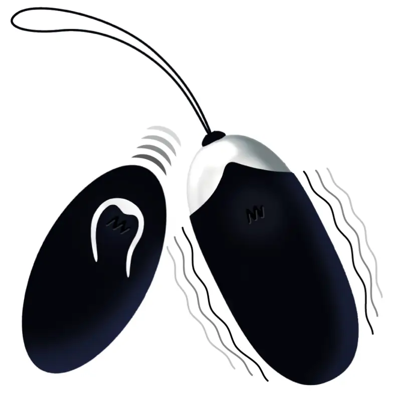 Intense - flippy ii huevo recargable remoto negro