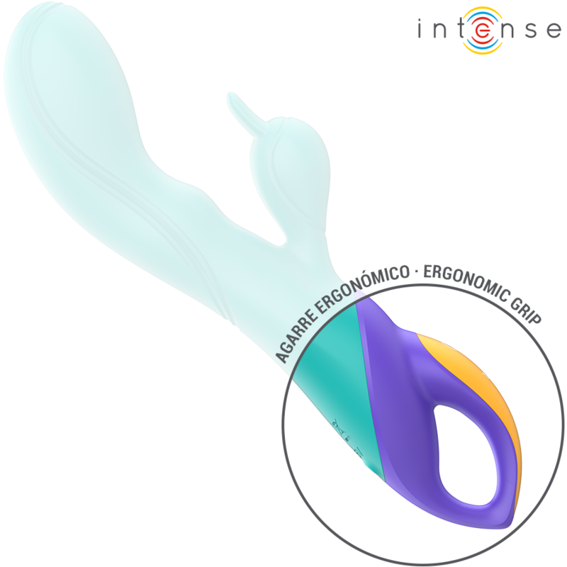 Intense - fred vibrador recargable rabbit azul