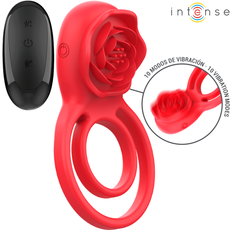 Intense - gail rosa estimuladora 10 vibraciones rojo