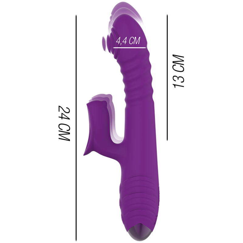 Intense - iggy vibrador multifunción recargable up & down