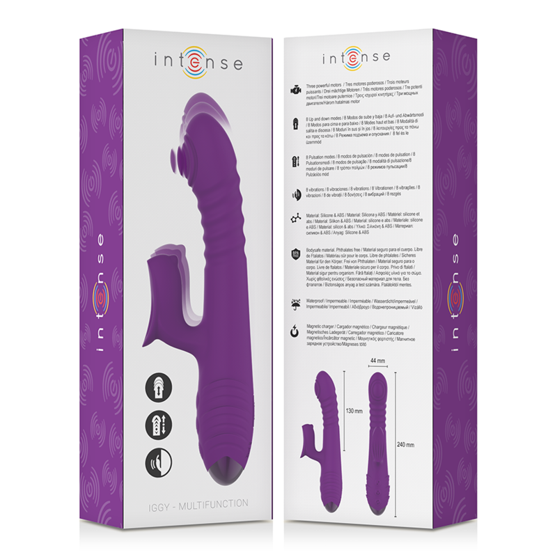 Intense - iggy vibrador multifunción recargable up & down