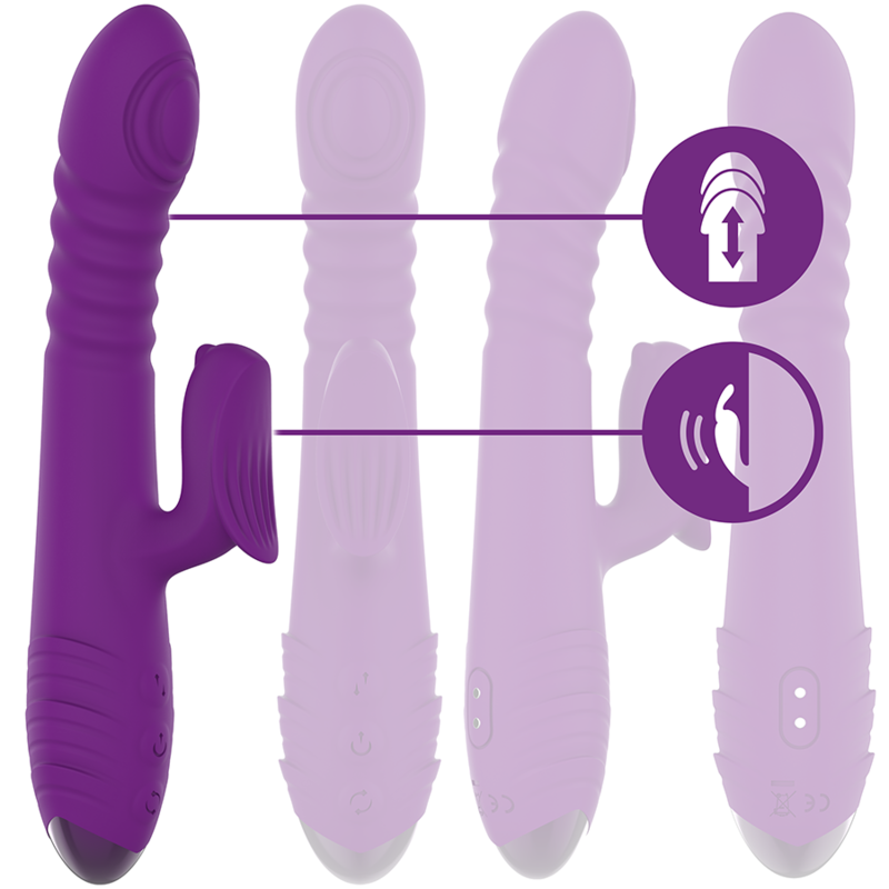 Intense - iggy vibrador multifunción recargable up & down