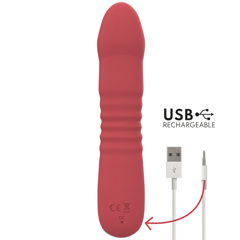 Intense - juni up & down 10 vibraciones rojo