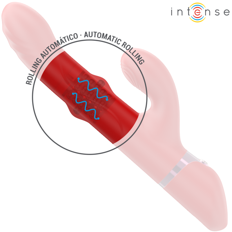 Intense - lele vibrador multifunción rotatorio & oscilación