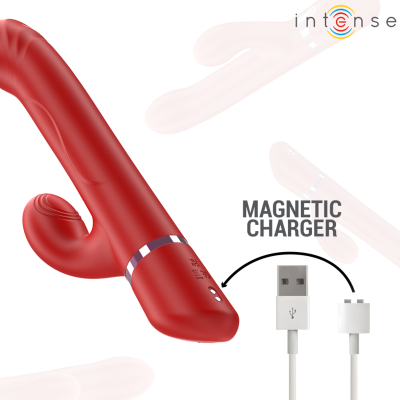 Intense - lele vibrador multifunción rotatorio & oscilación
