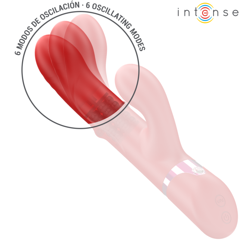 Intense - lele vibrador multifunción rotatorio & oscilación