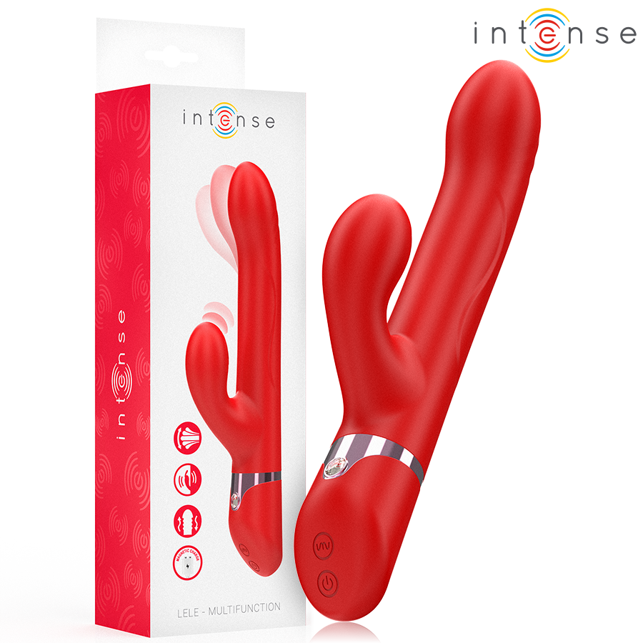 Intense - lele vibrador multifunción rotatorio & oscilación