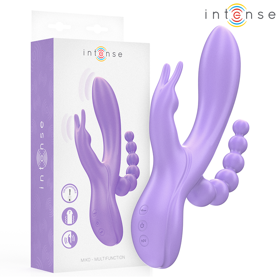 Intense - miko triple vibrador rabbit & estimulador & anal