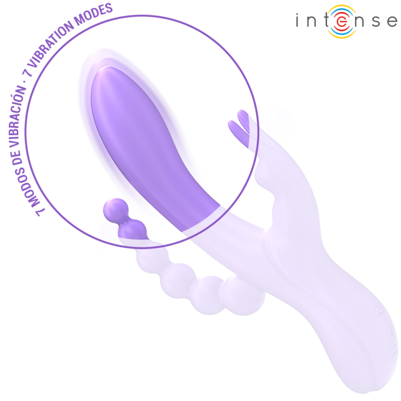 Intense - miko triple vibrador rabbit & estimulador & anal