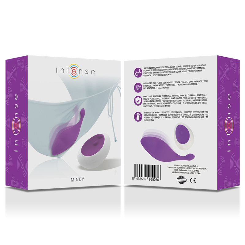 Intense - mindy pantie control remoto morado