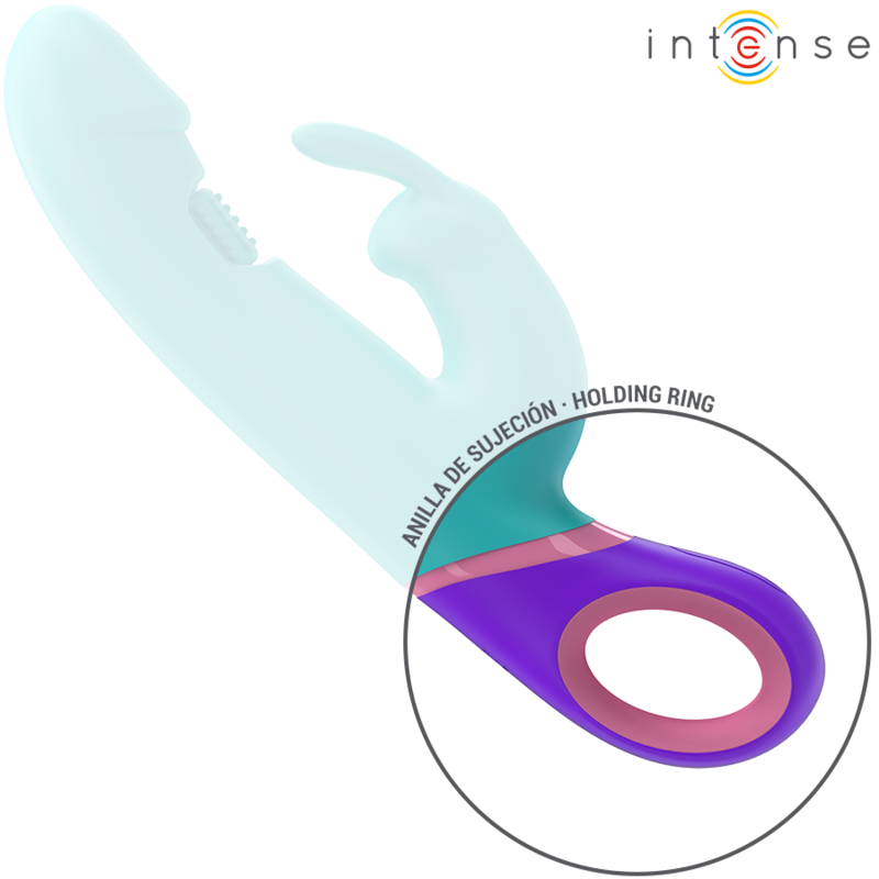 Intense - mónica vibrador rabbit con estimulador rotatorio