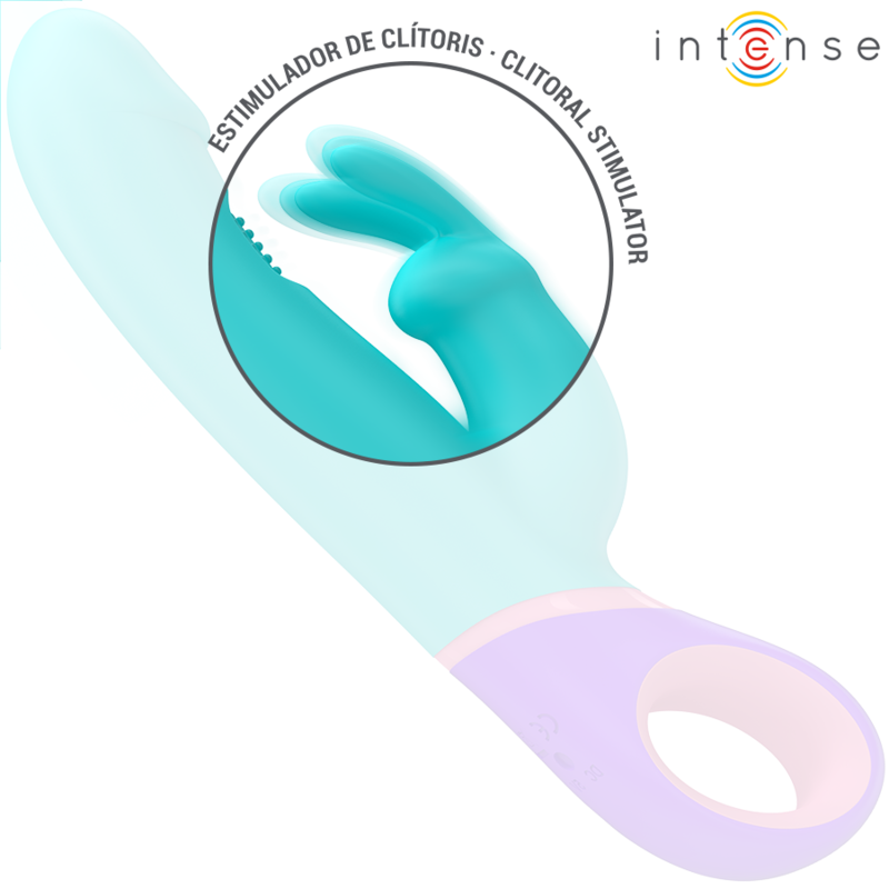 Intense - mónica vibrador rabbit con estimulador rotatorio