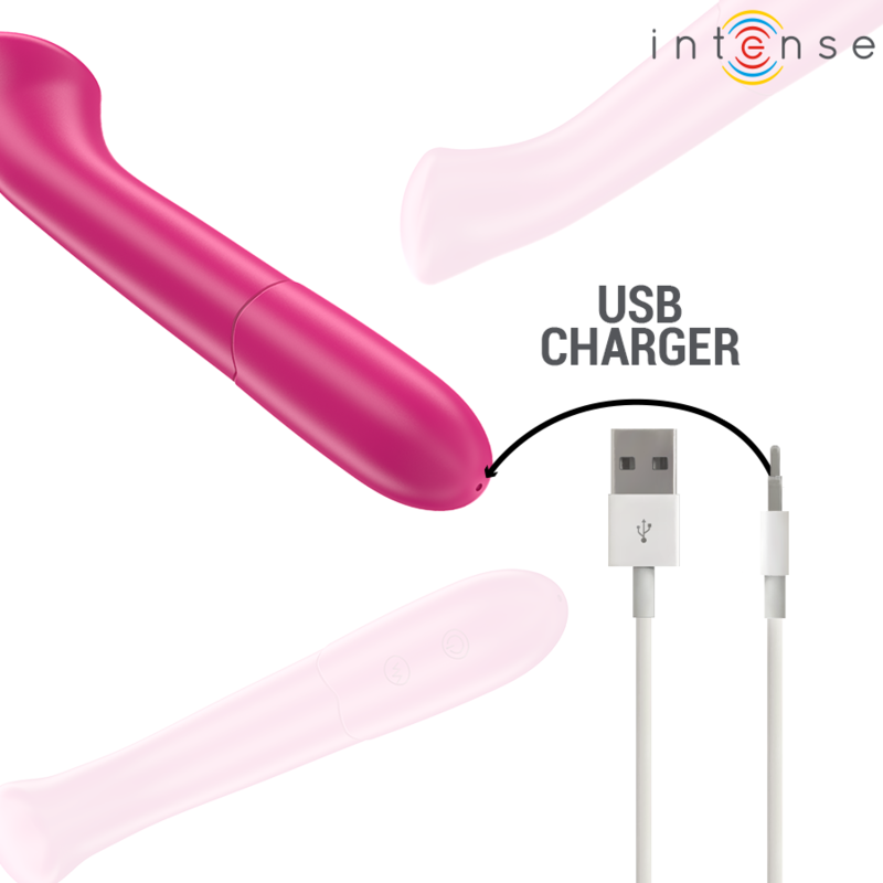 Intense - paty vibrador 19 cm flexible 10 vibraciones