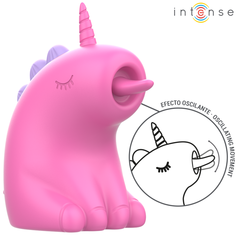 Intense - pinkie estimulador con lengua rotador 360º