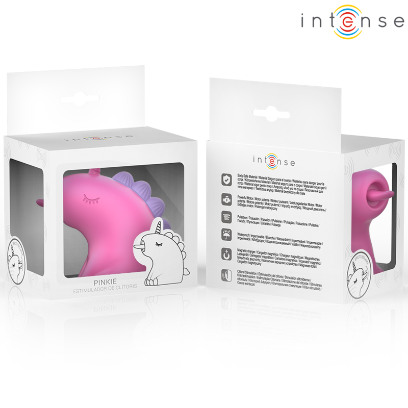 Intense - pinkie estimulador con lengua rotador 360º
