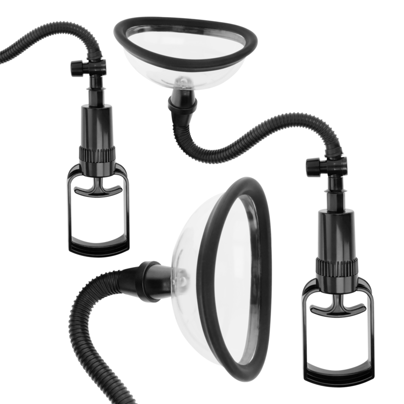 Intense - pump bomba manual vaginal con dos copas