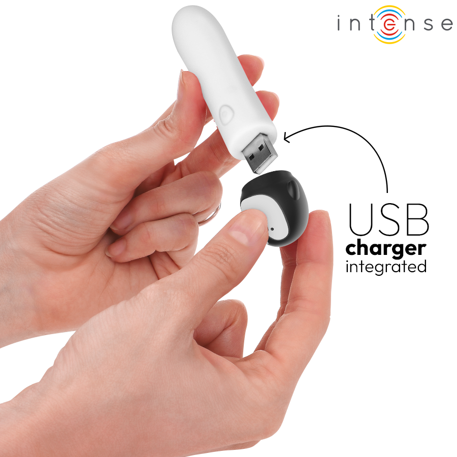 Intense - rico bala vibradora pingüino recargable usb 10 x