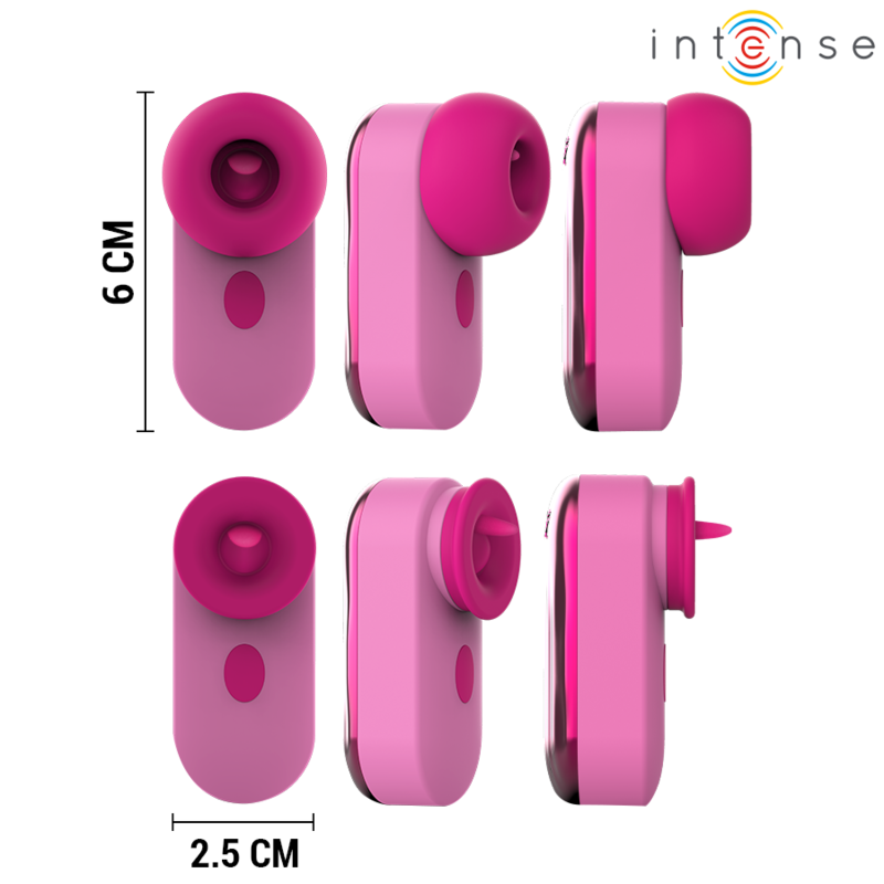 Intense - sabrina travel set estimulador de clítoris rosa