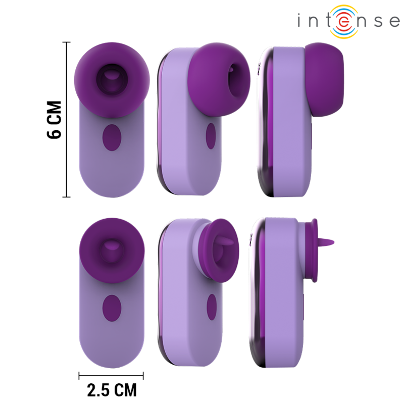 Intense - sabrina travel set estimulador de clítoris violeta