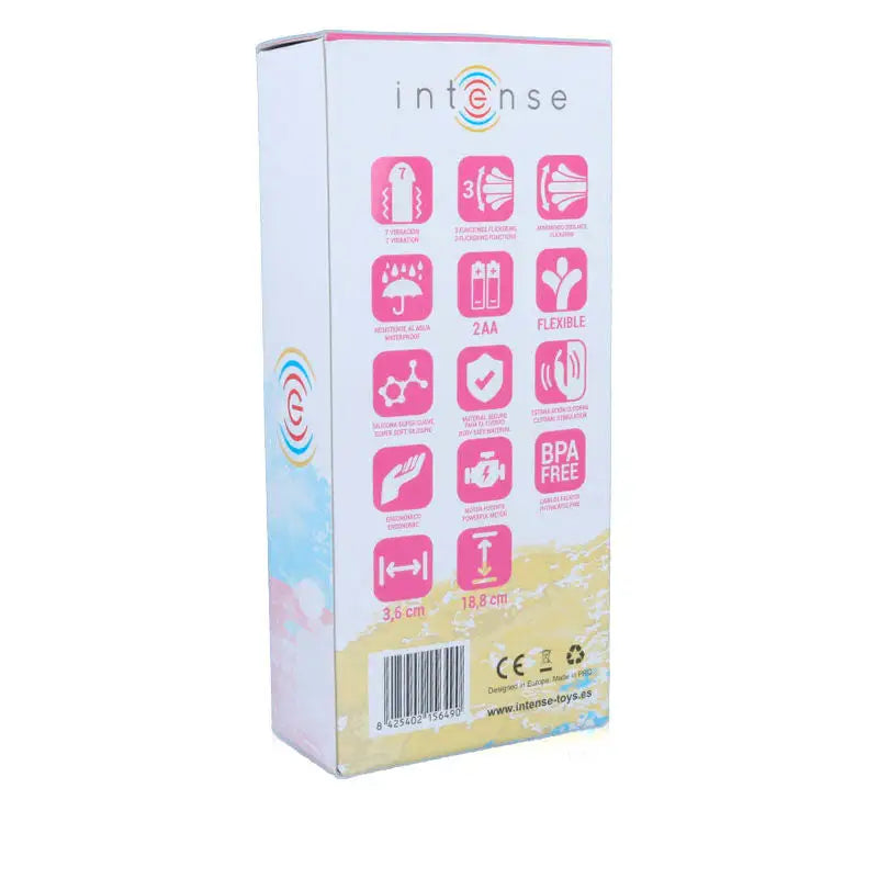 Intense - susy vibrador oscilante silicon rabbit rosa
