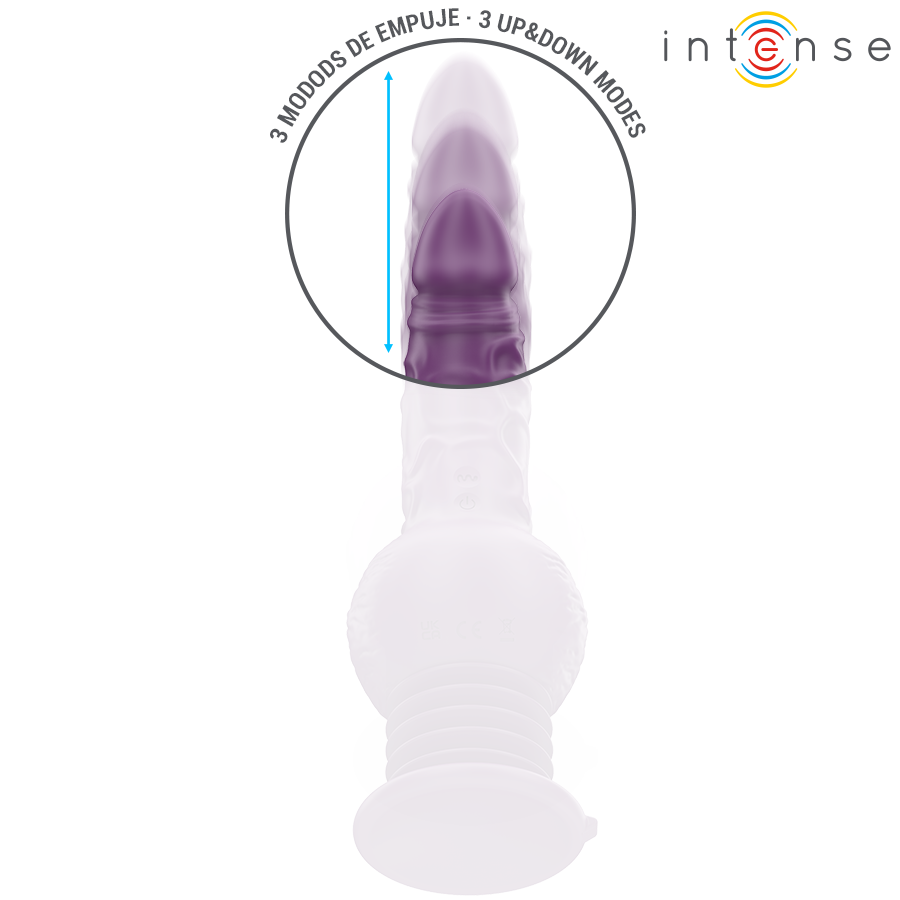 Intense - tatum vibrador multifunción con vibración up and