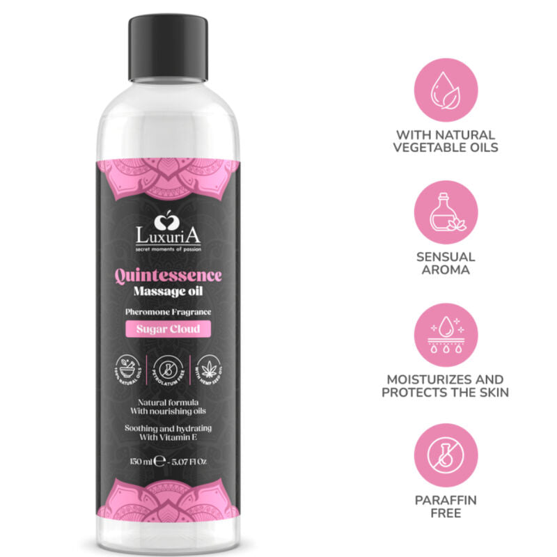 Intimateline luxuria - aceite de masajes nube de azúcar 150