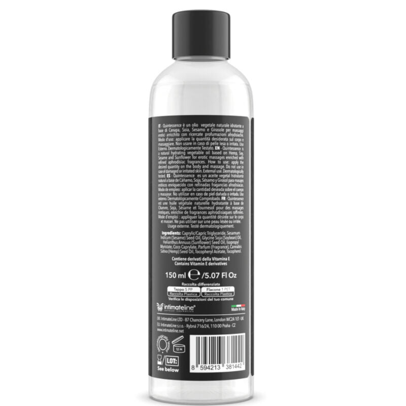 Intimateline luxuria - aceite de masajes nube de azúcar 150