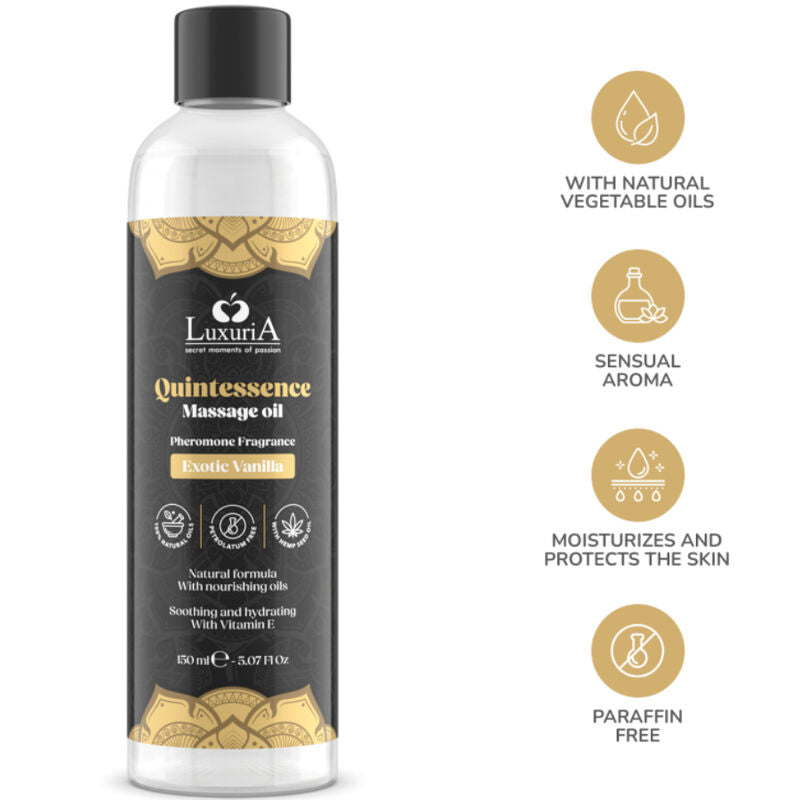 Intimateline luxuria - aceite de masajes vainilla exótica