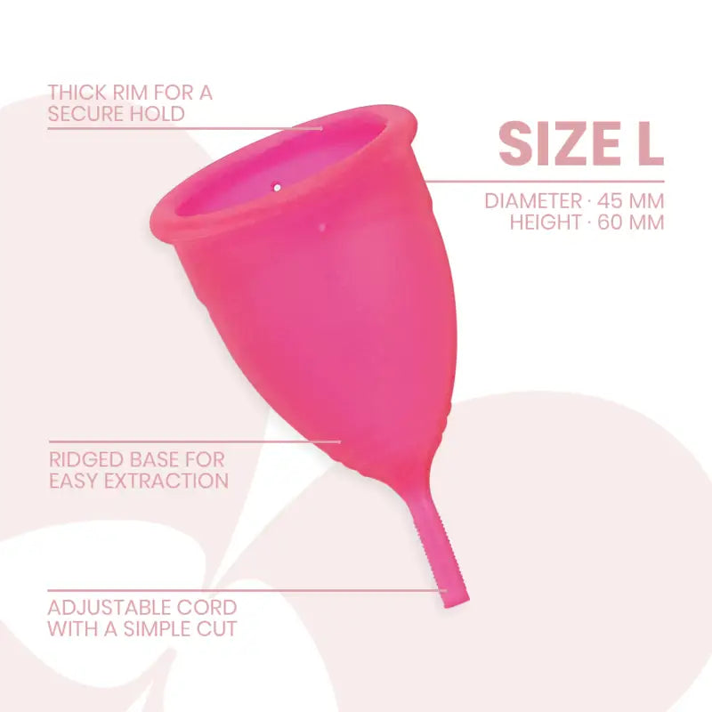 Intimichic - copa menstrual silicona medica - talla l
