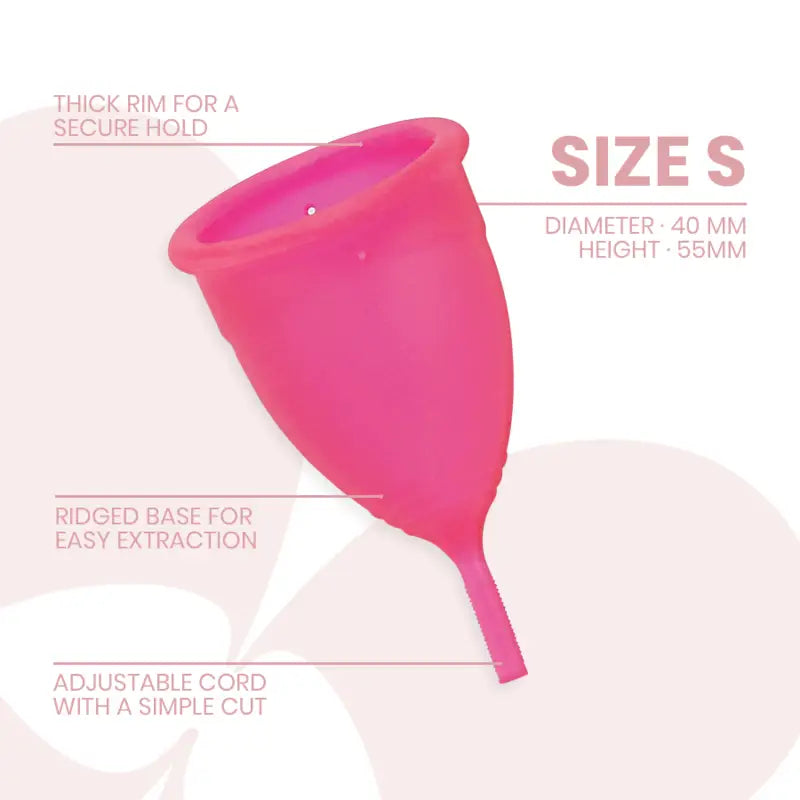 Intimichic - copa menstrual silicona medica - talla s
