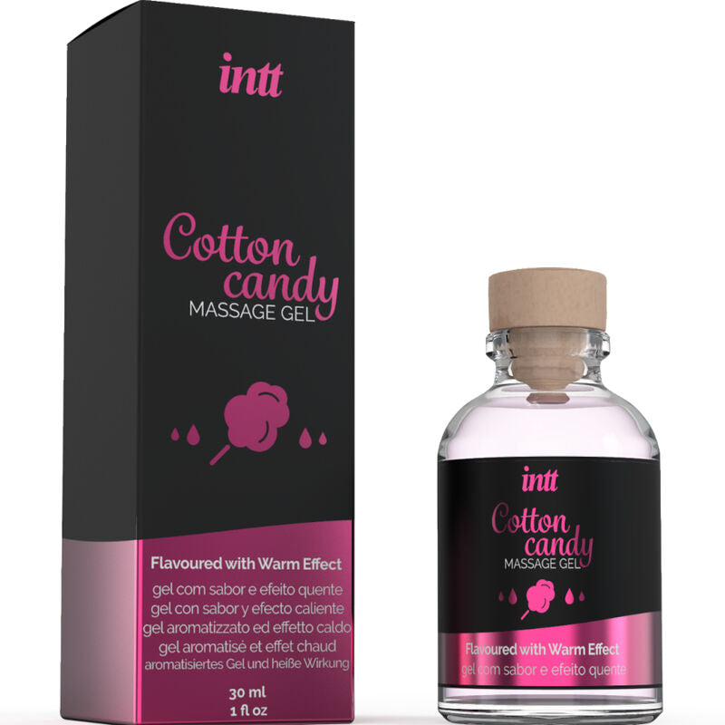 Intt massage & oral sex - gel de masaje con sabor a algodón